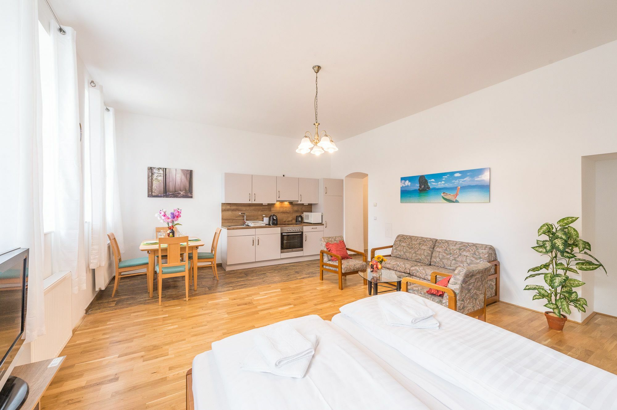 Goldfisch Apartment Am Augartenpark Вена Экстерьер фото